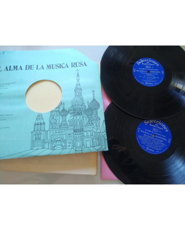 El Alma de la Musica Rusa 1972 Readers Digest RCA - Box 9 x LP 12" Vinilo VG/VG