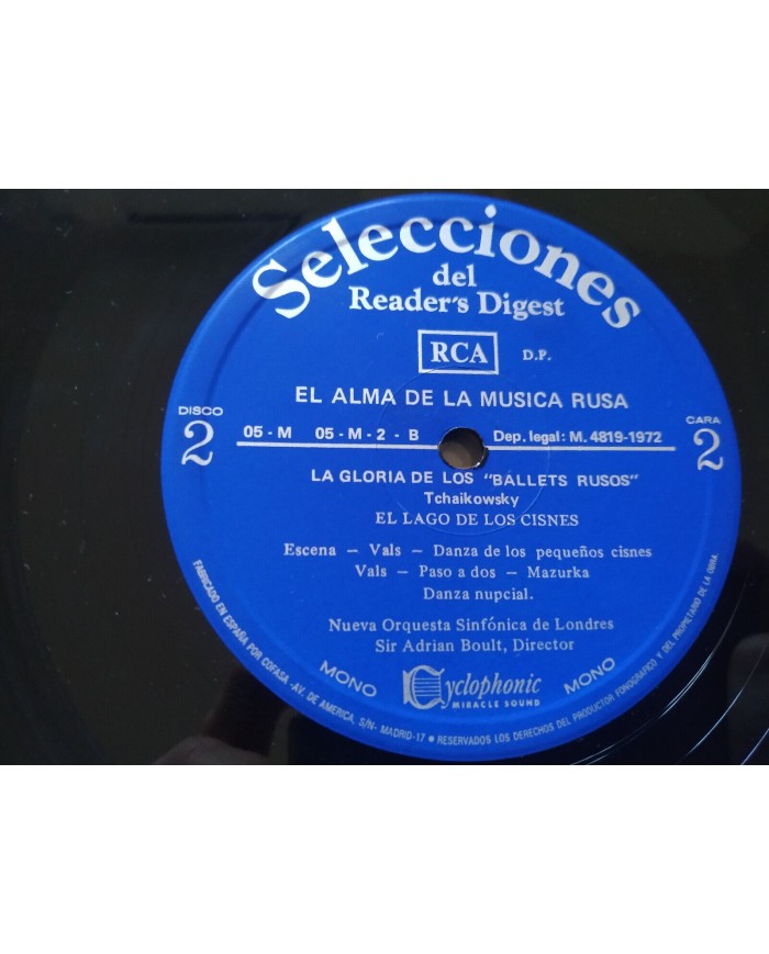 El Alma de la Musica Rusa 1972 Readers Digest RCA - Box 9 x LP 12" Vinilo VG/VG