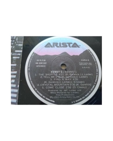 Kenny G Kenny G 1982 Arista Spain First Press - LP Vinilo 12" VG/VG Am