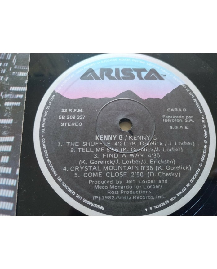 Kenny G Kenny G 1982 Arista Spain First Press - LP Vinilo 12" VG/VG Am