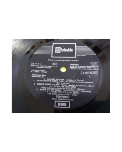 STEPPENWOLF SELF TITLED LP VINILO 12" DISCOLIBRO Edicion Espa?a 1970 G+/G+ - 2T