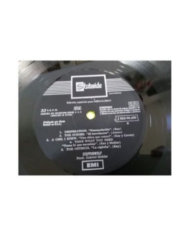 STEPPENWOLF SELF TITLED LP VINILO 12" DISCOLIBRO Edicion Espa?a 1970 G+/G+ - 2T