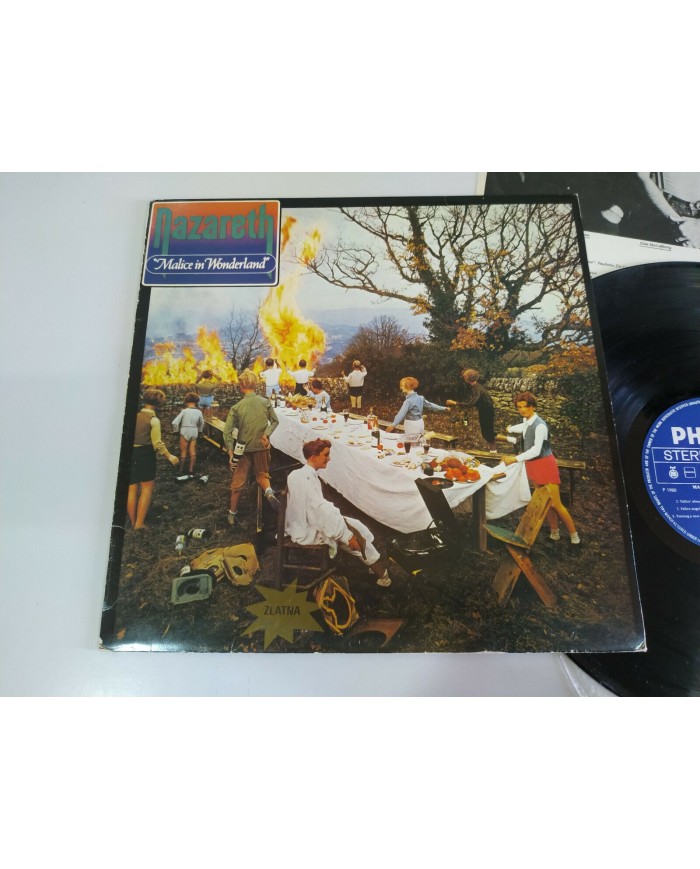 NAZARETH MALICE IN WONDERLAND LP 12" VINILO 1980 VG/VG+ YUGOSLAVIA EDITION - 2T