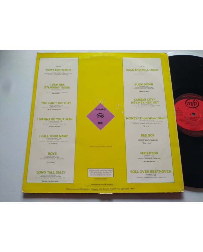 The Beatles Rock N Roll Music Volume I mfp 1981 Spain Edit - LP Vinilo 12" VG/VG