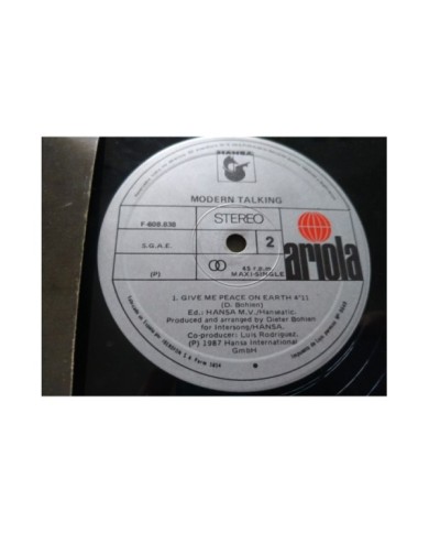 Modern Talking Lonely tears In Chinatown 1987 Hansa - Maxi LP Vinilo 12" VG/VG