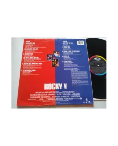 Rocky V Soundtrack MC Hammer Elton John 1990 Spain Press LP Vinilo 12" VG/VG Am