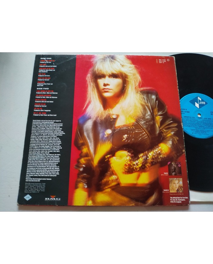 Samantha Fox I Wanna Have Some Fun Jive 1988 Spain Press - LP Vinilo 12" VG/VG