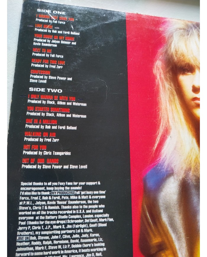 Samantha Fox I Wanna Have Some Fun Jive 1988 Spain Press - LP Vinilo 12" VG/VG
