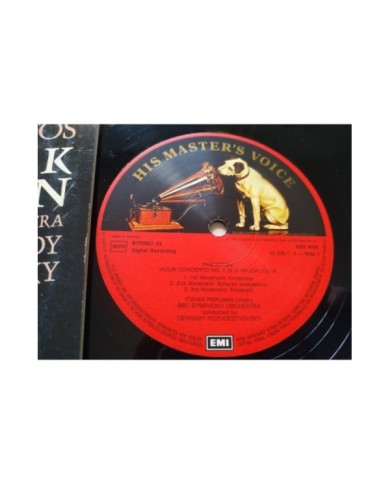 Prokofiev Two Violin Concertos Pearlman EMI ASD 4098 - LP 12" Vinilo VG/VG Am