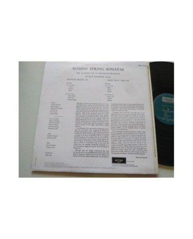 Rossini String Sonatas Marriner Argo ZRG 506 1967 - LP 12" Vinilo VG/VG Am