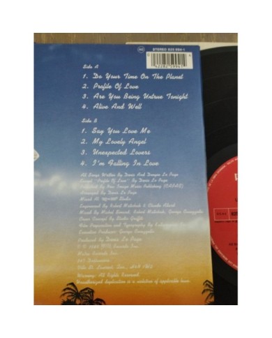 LIME Unexpected Lovers 1985 Polydor 825994-1 Spain Press LP 12" Vinilo VG/VG Am