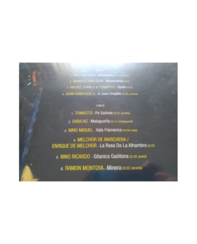 Pa Saber de Guitarra La Flamenca Paco de LuciaTomatito 2021 LP Vinilo 12" Nuevo