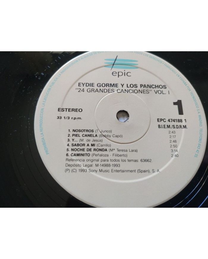 Eydie Gorme Y Los Panchos 24 Grandes Canciones CBS - 2 x LP Vinilo 12" VG/VG T2