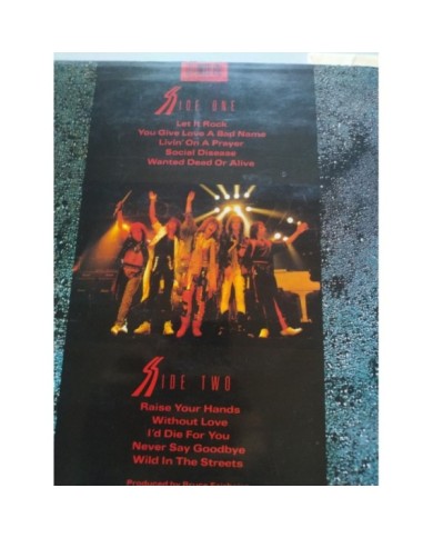 Bon Jovi Slippery When Wet 830264-1 1986 First Press LP Vinilo 12" VG/VG Mg Am