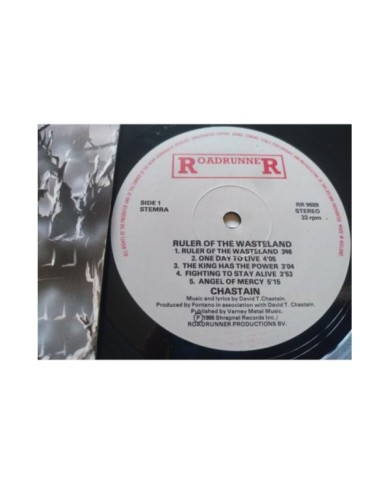 Chastain Ruler Of The Wasteland RR9577 86 First Press LP Vinilo 12" VG/VG Mg Am
