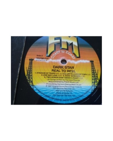 Dark Star Real To Reel WKFMLP97 1987 First Press - LP Vinilo 12" VG/VG Mg Am