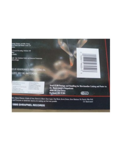 DR Mastermind RR 9605 1986 Roadrunner First Press - LP Vinilo 12" VG/VG Mg Am