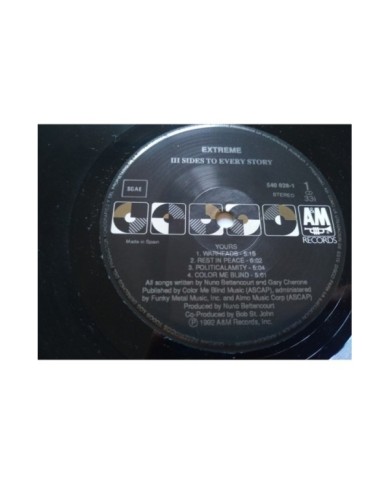 Extreme III Sides To Every Story 5400291 First Press - LP Vinilo 12" G+/VG Mg Am
