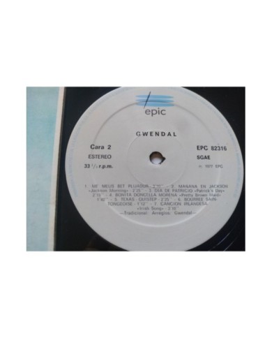 Gwendal Gwendal Epic EPC 82316 1977 First Press - LP Vinilo 12" VG/VG Mg Am