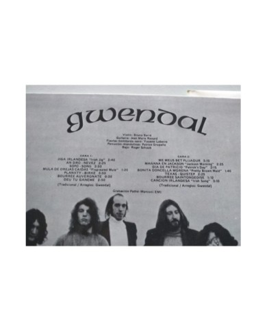 Gwendal Gwendal Epic EPC 82316 1977 First Press - LP Vinilo 12" VG/VG Mg Am