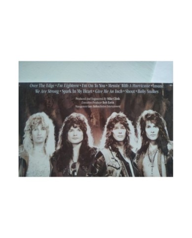 Hurricane Over The Edge 4D-387 1988 Enigma First Press LP Vinilo 12" VG/VG Mg