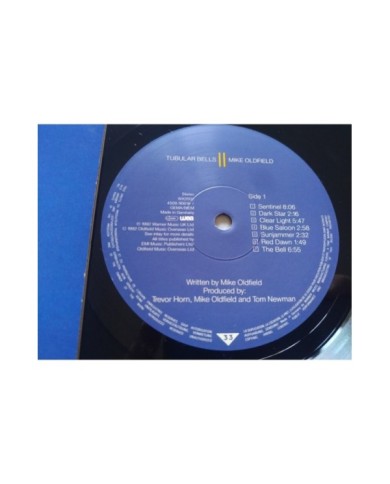 Mike Oldfield Tubullar Bells II 1992 First Press - LP Vinilo 12" VG/VG Mg Am