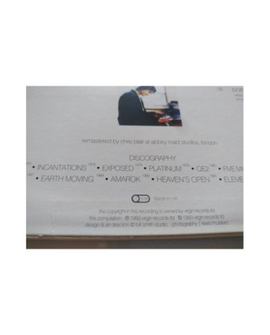 Mike Oldfield The Best of Elements 1993 UK First Press LP Vinilo 12" VG/VG Mg Am