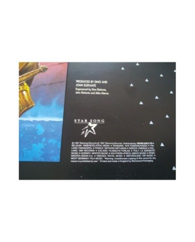 Petra This Means War SSR 8084 1987 First Press LP Vinilo 12" VG/VG Mg Am