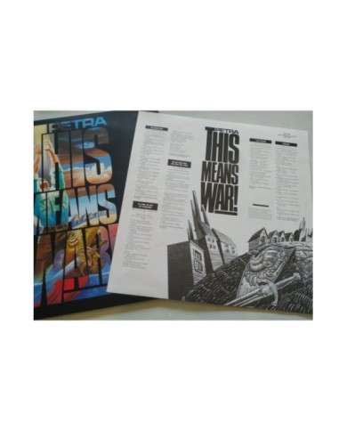 Petra This Means War SSR 8084 1987 First Press LP Vinilo 12" VG/VG Mg Am