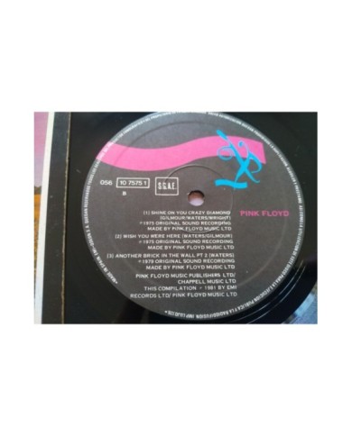 Pink Floyd A Collection Of Great Dance Songs 1985 EMI - LP Vinilo 12" VG/VG Mg