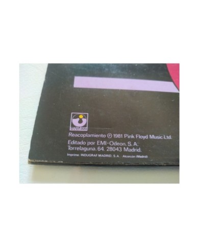 Pink Floyd A Collection Of Great Dance Songs 1985 EMI - LP Vinilo 12" VG/VG Mg