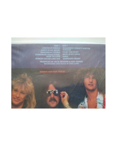 Sinner Dangerous Charm N0101-1 1987 First Press - LP Vinilo 12" VG/VG Mg Am