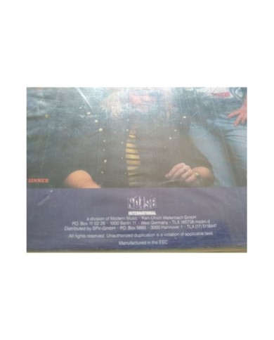 Sinner Dangerous Charm N0101-1 1987 First Press - LP Vinilo 12" VG/VG Mg Am