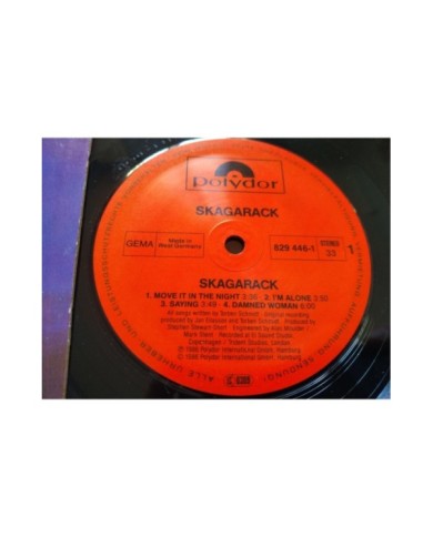 Skagarack Skagarack 829446-1 1986 First Press - LP Vinilo 12" VG/VG Mg Am