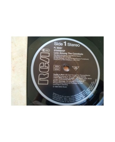 Starship Love Among The Cannibals PL90387 First Press LP Vinilo 12" VG/VG Mg Am