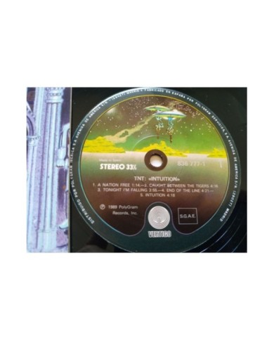 TNT Intuition 836777-1 1989 Polygram Spain First Press LP Vinilo 12" VG/VG Mg Am