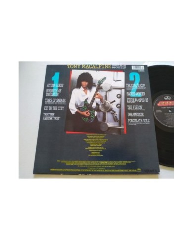 Tony Macalpine Maximum Security 832249-1 First Press LP Vinilo 12" VG/VG Mg Am