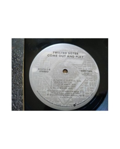 Twisted Sister Come Out And Play 81275-1 First Press - LP Vinilo 12" VG/VG Mg Am