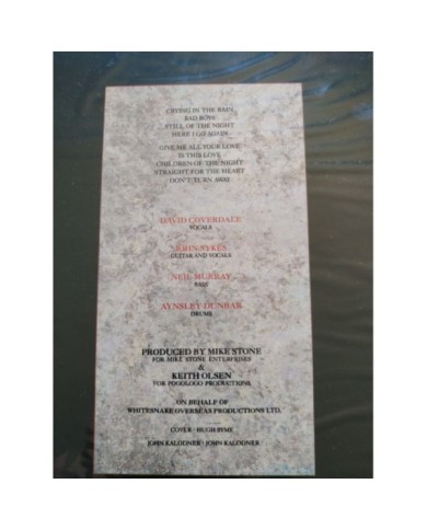 Whitesnake 1987 0642407371 Spain First Press - LP Vinilo 12" VG/VG Mg Am