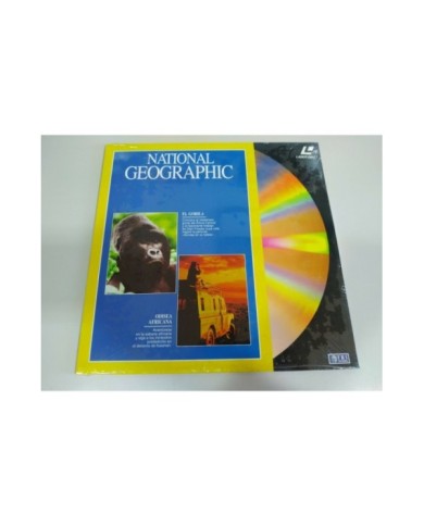 National Geographic El Gorila Odisea Africana - LASERDISC LD Nuevo - 2T National Geographic El Gorila Odisea Africana - LASERDISC LD Nuevo - 2T