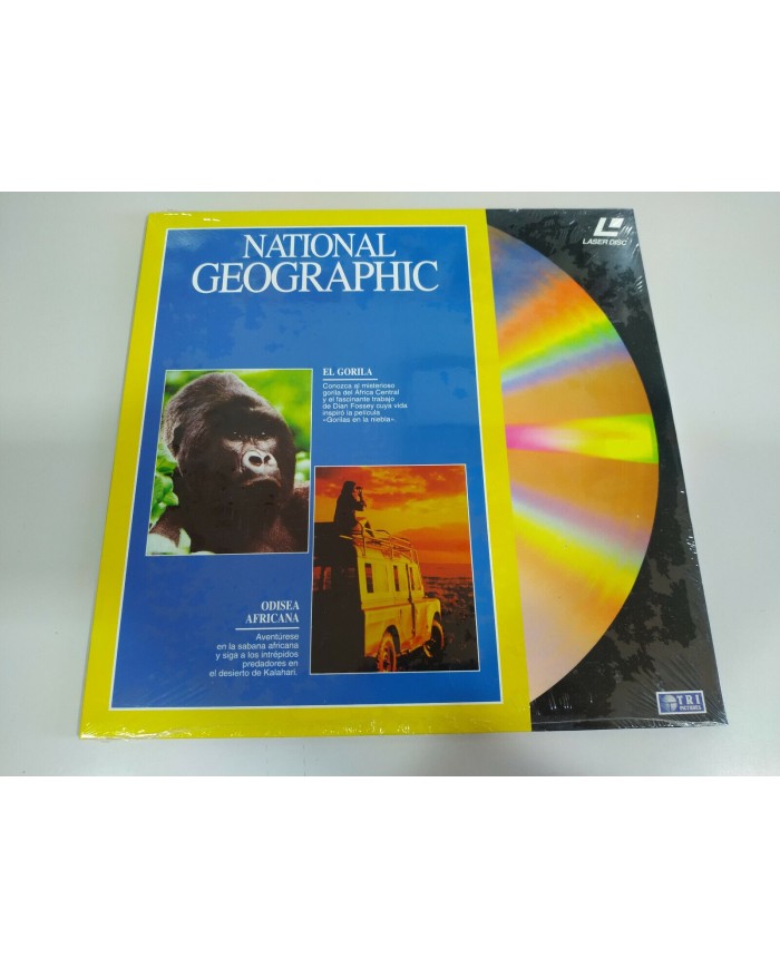 National Geographic El Gorila Odisea Africana - LASERDISC LD Nuevo - 2T National Geographic El Gorila Odisea Africana - LASERDISC LD Nuevo - 2T
