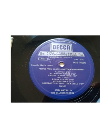 John Mayall & The Bluesbreakers Blues From Laurel Canyon 2 x LP Vinilo 12" VG/VG