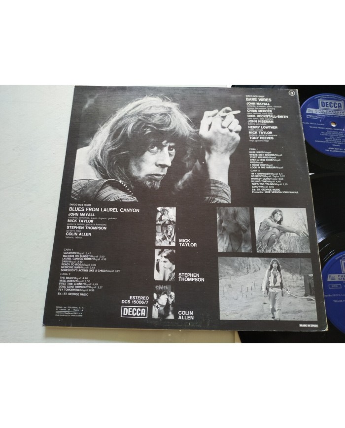 John Mayall & The Bluesbreakers Blues From Laurel Canyon 2 x LP Vinilo 12" VG/VG