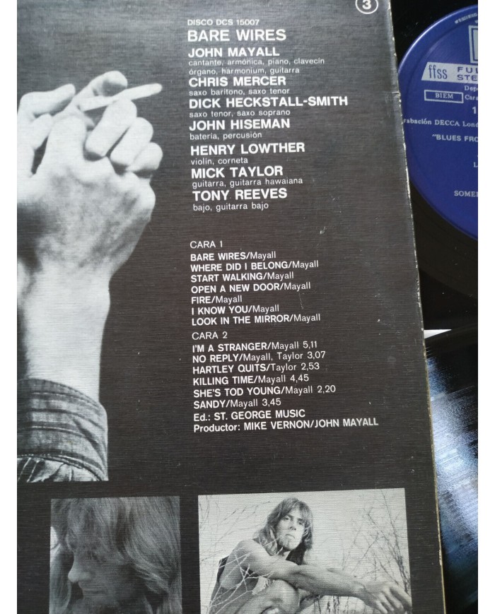 John Mayall & The Bluesbreakers Blues From Laurel Canyon 2 x LP Vinilo 12" VG/VG