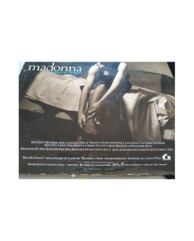 Madonna Like A Virgin Sire 925181-1 1984 First Press - LP Vinilo 12" VG/VG Am