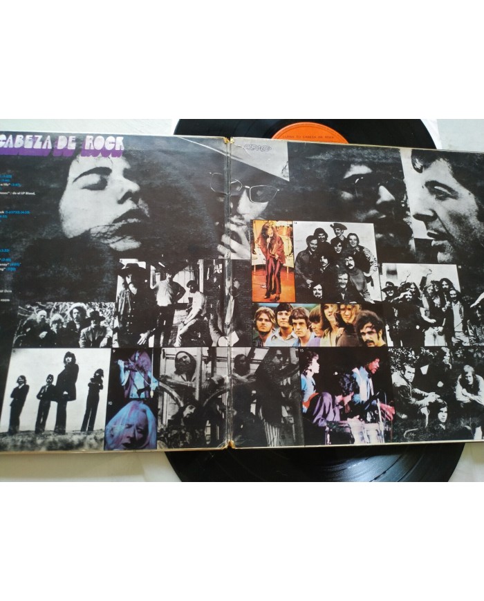 Llena Tu Cabeza de Rock Byrds Janis Joplin Santana 1970 2 x LP 12" Vinilo G+/G+