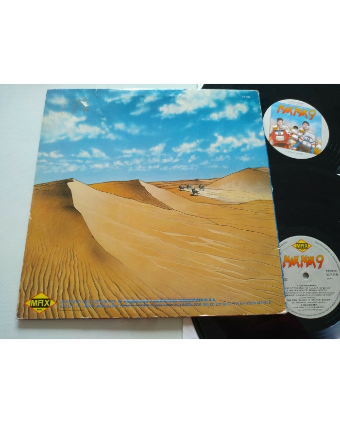 Max Mix 9 Megamix Max Music 1989 First Press - 2 x LP 12" Vinilo - VG/VG