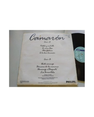 Camaron de la Isla Te Lo Dice Camaron 57760 Philips 1986 LP Vinilo 12" G+/G+ Mb