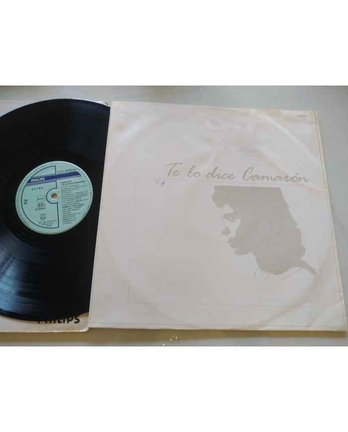 Camaron de la Isla Te Lo Dice Camaron 57760 Philips 1986 LP Vinilo 12" G+/G+ Mb