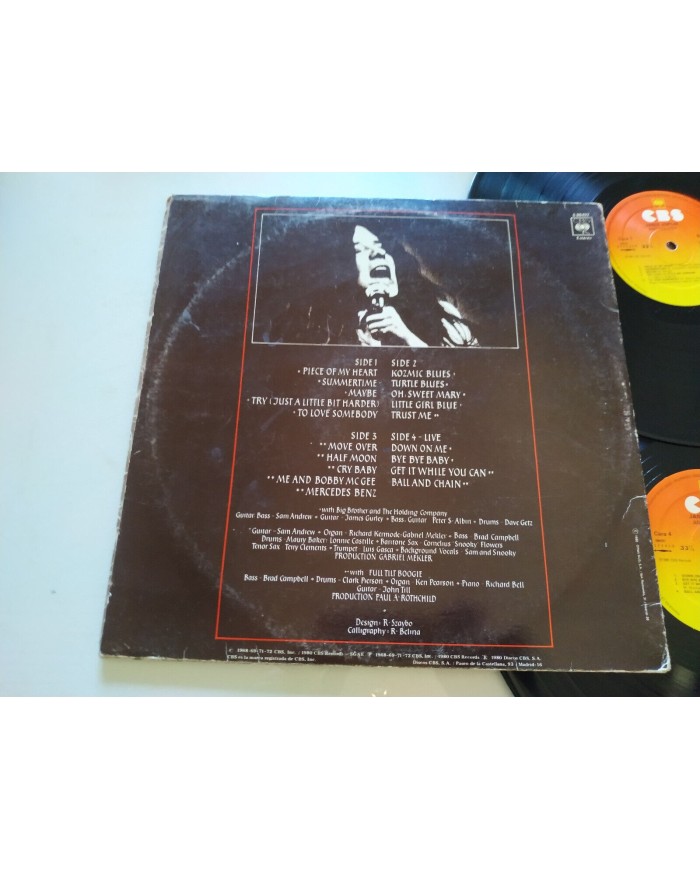 Janis Joplin Anthology 1980 CBS First Press S88492 - 2 x LP Vinilo 12" G+/G+ Mb